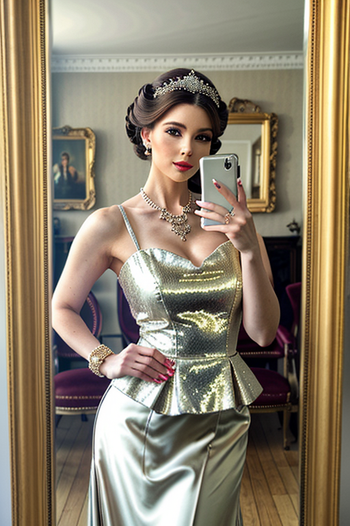 mirror photo pose girl simple
